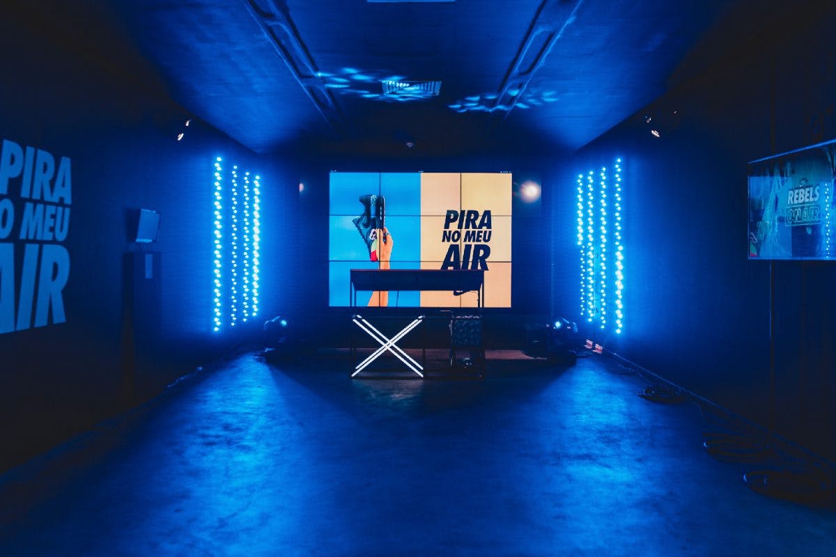 Nike Air Max © Instalação digital
